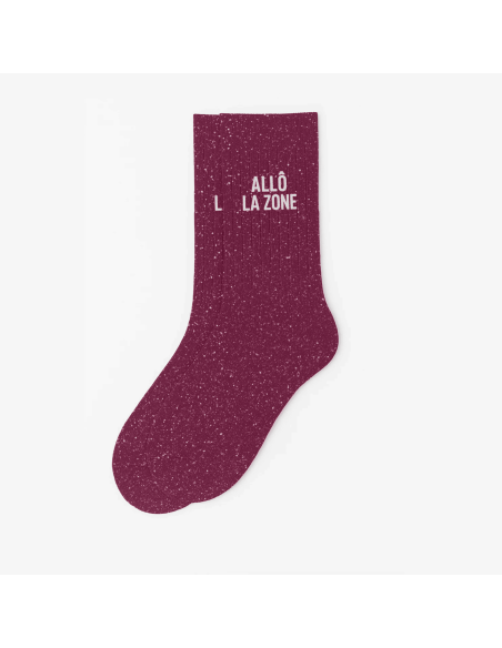 Chaussettes à paillettes Allô la zone
