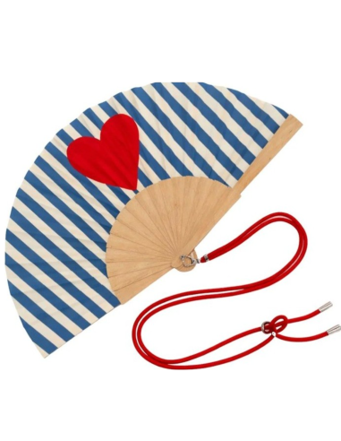 Eventail à bandoulière "Coeur" - Woom