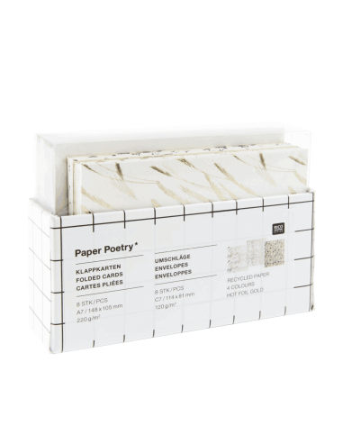 carte correspondance Rico Design paper poetry