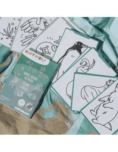 Recharge Kidydraw "Animaux du monde" et "Océans...
