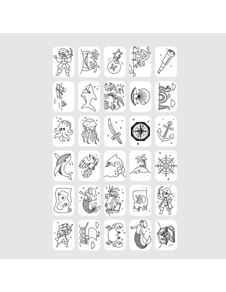 Recharge Kidydraw "Animaux du monde" et "Océans et pirates" - Kidywolf