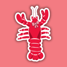Autocollant Homard