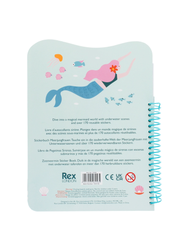 Livre de stickers "Sirènes" - Rex London