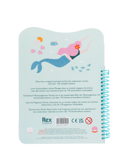 Livre de stickers "Sirènes" - Rex London