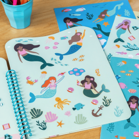 Livre de stickers "Sirènes" - Rex London