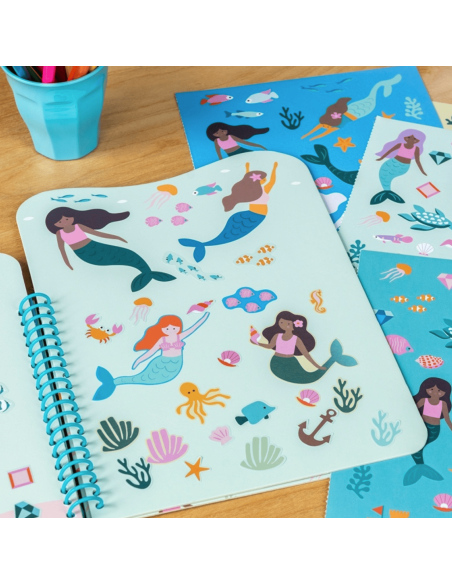 Livre de stickers "Sirènes" - Rex London