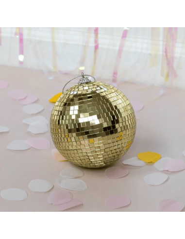 Boule à facettes disco Dorée 10 cm - Rex London