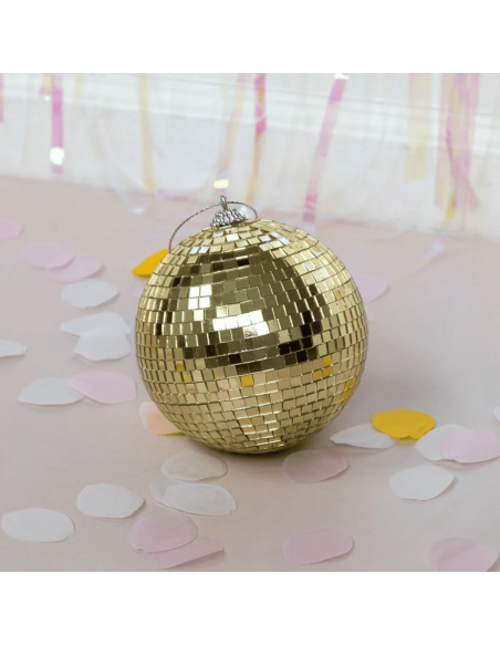 Boule à facettes disco Dorée 10 cm - Rex London