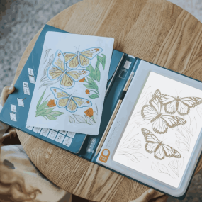 Tablette à dessin lumineuse Kidydraw-pad 8+ Animaux -...