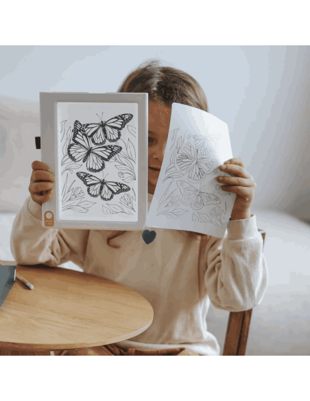 Tablette à dessin lumineuse Kidydraw-pad 8+ Animaux - Kidywolf