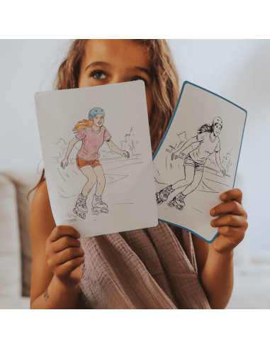 Recharge dessins Kidydraw-pad 8+ Sports - Kidywolf