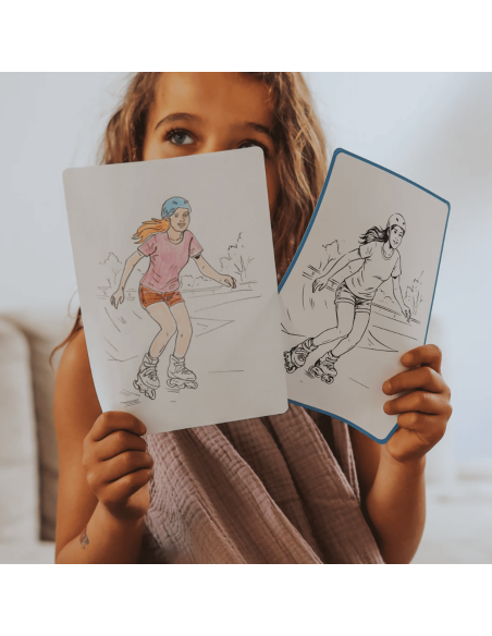 Recharge dessins Kidydraw-pad 8+ Sports - Kidywolf