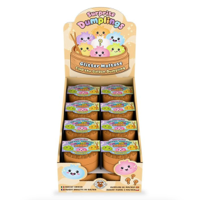 Squishy dumpling anti-stress pailleté 2
