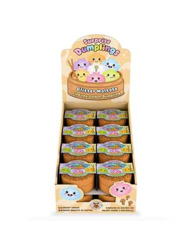 Squishy dumpling anti-stress pailleté