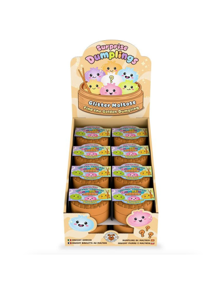Squishy dumpling anti-stress pailleté