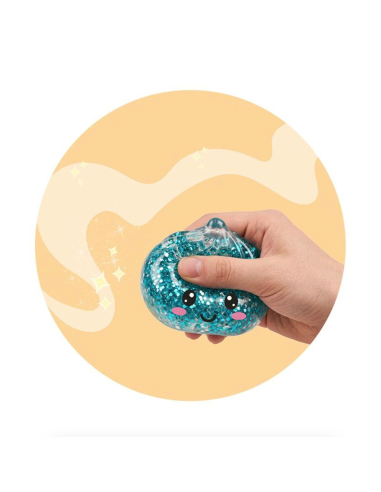 Squishy dumpling anti-stress pailleté