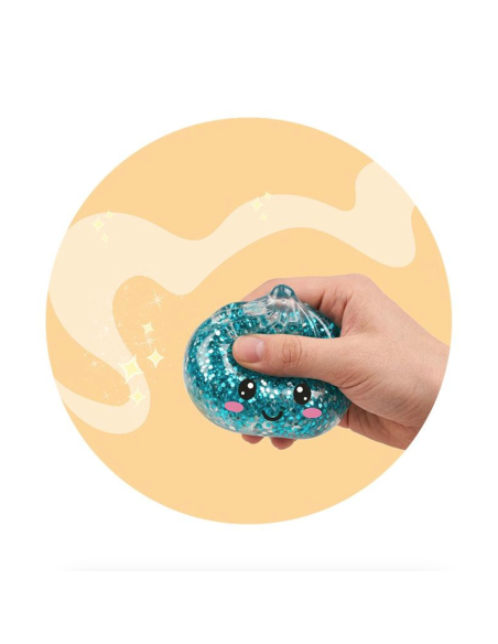 Squishy dumpling anti-stress pailleté