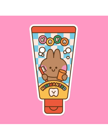 Autocollant Pika dentifrice - Niniwanted