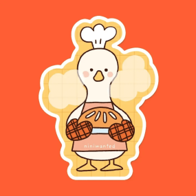 Autocollant Chef canard - Niniwanted