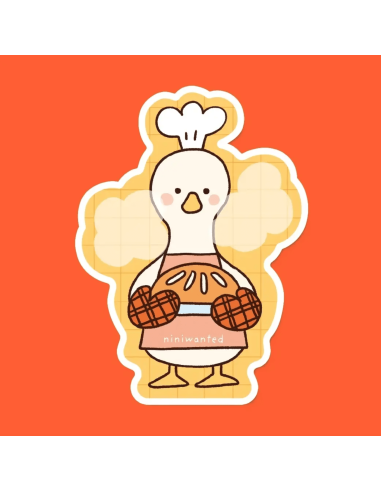 Autocollant Chef canard - Niniwanted