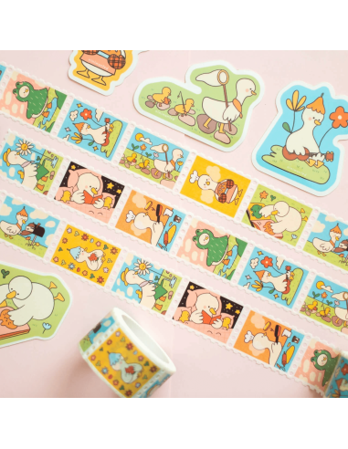 Masking tape Timbres Canards - Niniwanted