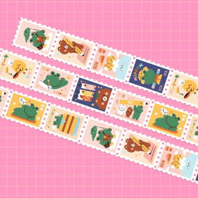 Masking tape Timbres Grenouilles - Niniwanted