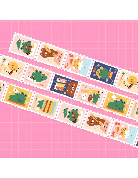Masking tape Timbres Grenouilles - Niniwanted