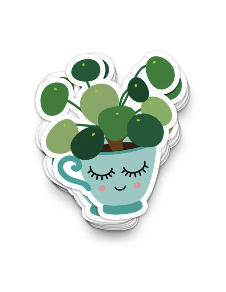 Autocollant Pilea -  Studio Inktvis
