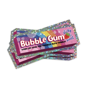 Autocollant pailleté Bubblegum -  Studio Inktvis