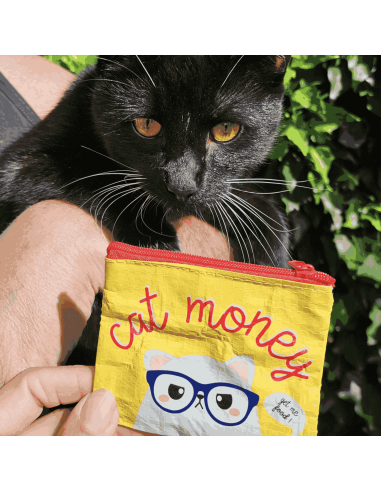 Mini porte-monnaie Chat - Studio Inktvis