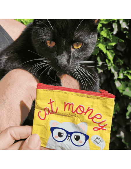Mini porte-monnaie Chat - Studio Inktvis