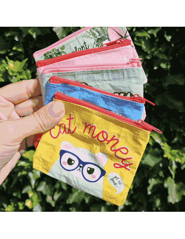 Mini porte-monnaie Chat - Studio Inktvis