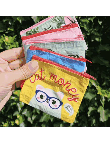 Mini porte-monnaie Chat - Studio Inktvis