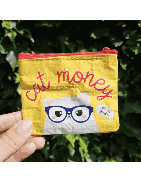 Mini porte-monnaie Chat - Studio Inktvis
