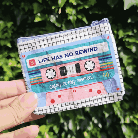 Mini porte-monnaie Cassette - Studio Inktvis