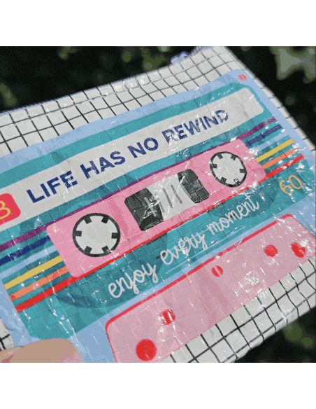 Mini porte-monnaie Cassette - Studio Inktvis