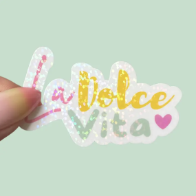 Autocollant "La dolce vita"