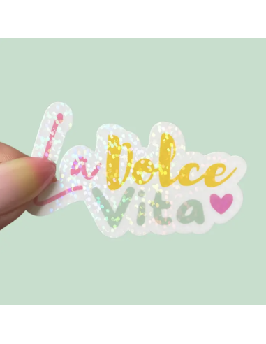 Autocollant "La dolce vita"