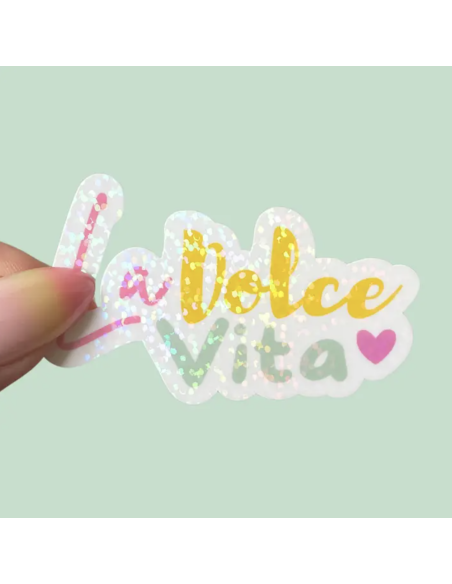 Autocollant "La dolce vita"