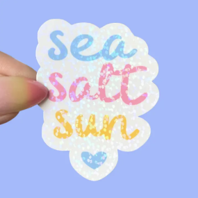 Autocollant "Sea salt sun" - Atelier Naholi