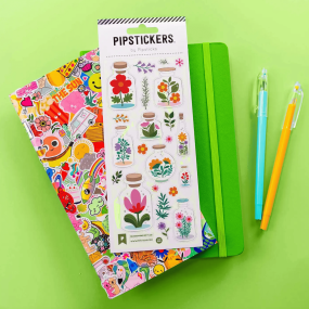 Autocollants Bouteilles en Fleurs - Pipstickers 2