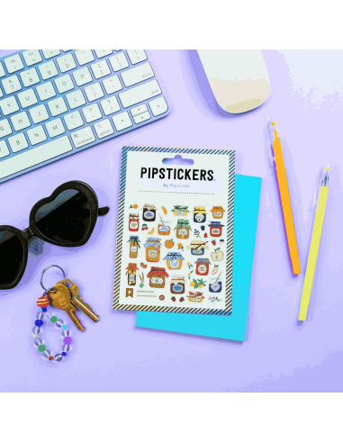 Autocollants Bocaux Conserves - Pipsticks