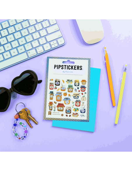 Autocollants Bocaux Conserves - Pipsticks