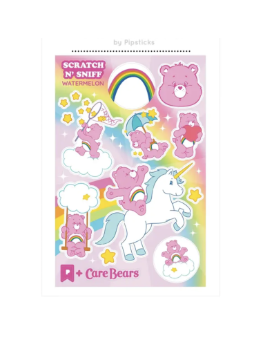 Autocollants parfumés Bisounours - Popsticks