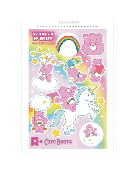 Autocollants parfumés Bisounours - Popsticks