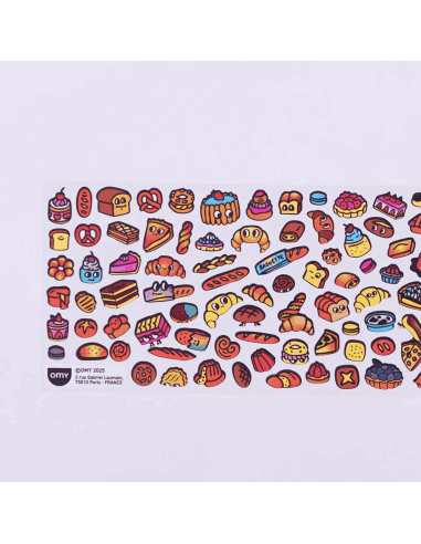 Planche de stickers Boutique French bakery - Omy