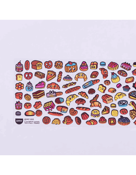 Planche de stickers Boutique French bakery - Omy