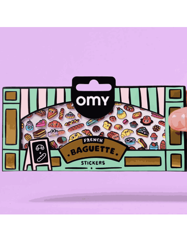 Autocollant stickers Boutique French bakery - Omy Brest