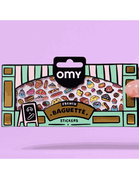 Autocollant stickers Boutique French bakery - Omy Brest