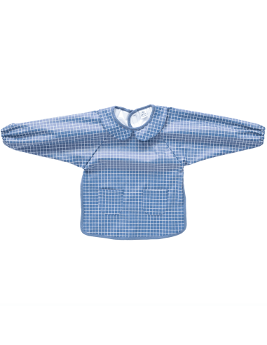 Bavoir tablier Carreaux bleu - BB&CO
